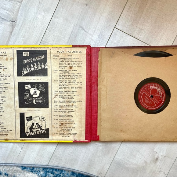 Vintage South American Melodies 5 Record Set Album 78RPM Continental Record - Picture 2 of 4